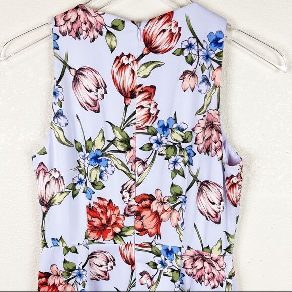 Maggy London Floral Sleeveless Midi Dress Size 2 - Picture 6 of 9